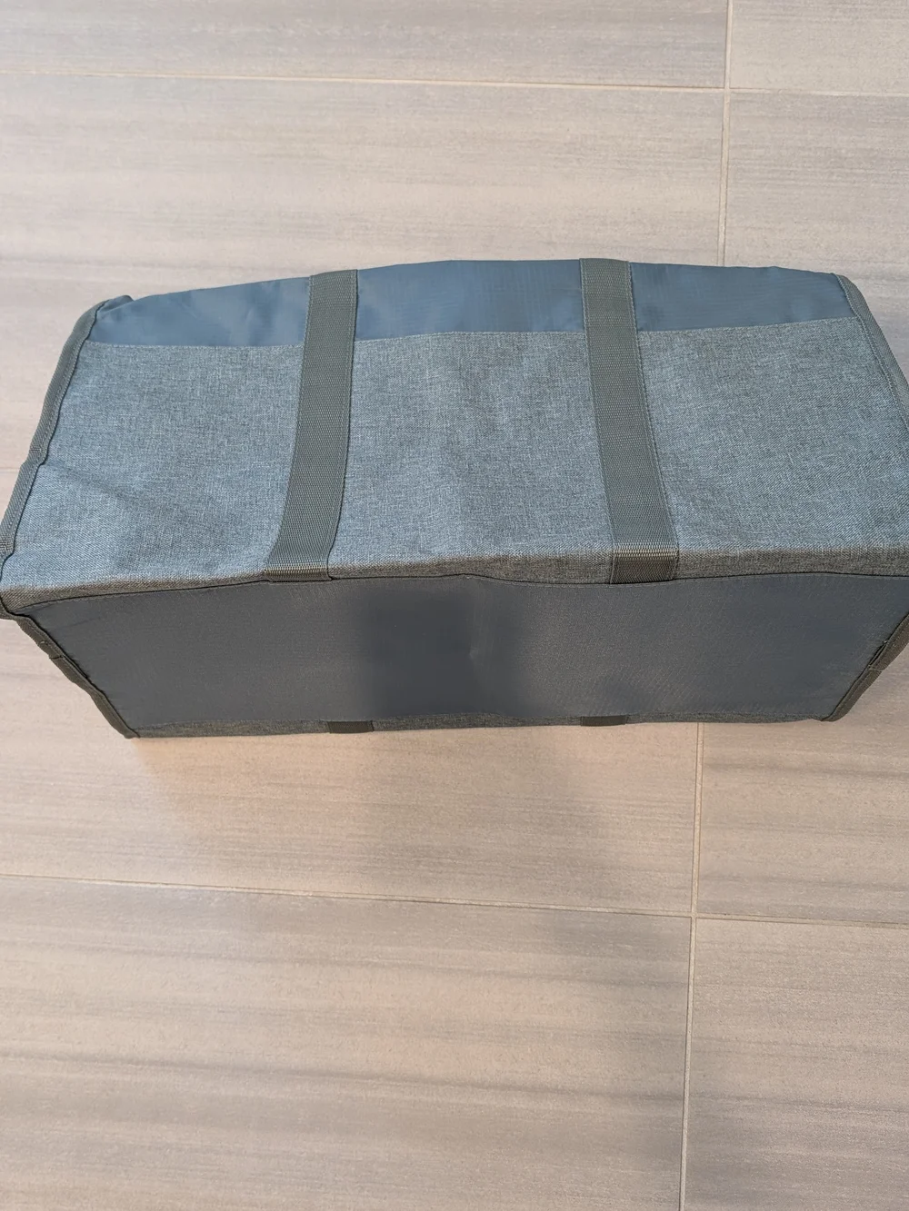 DSW Canvas Storage Tote Bag in Gray - NWT
